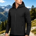 thumbnail image 4 of Miqool Mens Lightweight Hooded Waterproof Rain Jacket Breathable Windbreaker Rain Coats for Outdoor Mountain Hiking, 4 of 9