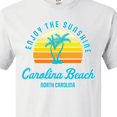 thumbnail image 4 of Inktastic Summer Enjoy the Sunshine Carolina Beach North Carolina Blue T-Shirt, 4 of 5