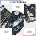 thumbnail image 6 of FORMRS Boys Pajama Pants with Pockets Size 6-8Y Kids Lounge Sleep Bottoms, Jolly Snowman, 6 of 8
