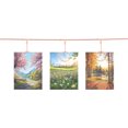 thumbnail image 1 of Wall Hanging Photo Display Cable Wire Rod with 12 Round Clips, 5Ft Hanging Picture Frames Collage Rose Gold, 1 of 6