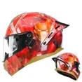 thumbnail image 1 of YE Marvel Deadpool Iron Man Spiderman Motorcycle Helmet Full Face Racing Helmets Offroad Motorcycle Helmet Motorbike Sports Helmet, 1 of 5