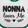 thumbnail image 4 of Inktastic Nonna Baby Clothes Grandchild Girls Baby Bib, 4 of 4