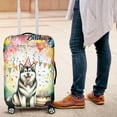 thumbnail image 4 of Happy Birthday to Alaskan Malamute Kitten Party Balloons Cake Travel Luggage Cover Alaska Mal Dog Lovers Gifts Suitcase Dust Protective Decor - 00027, 4 of 5
