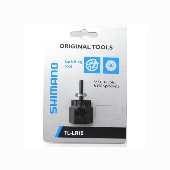 Shimano TL-LR15 Lockring Tool with Axle Pin Bicycle Cassette Removal Tools