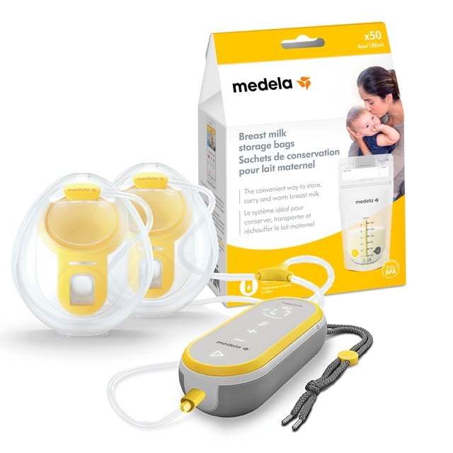 Extractor Freestyle flex Hands Free Medela con bolsas de 50pzs