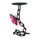 thumbnail image 3 of Candelabro de cadena con forma de mariposa, centro de mesa, decoración del hogar, soporte para velas para dormitorio Mariposa rosa, 3 of 9