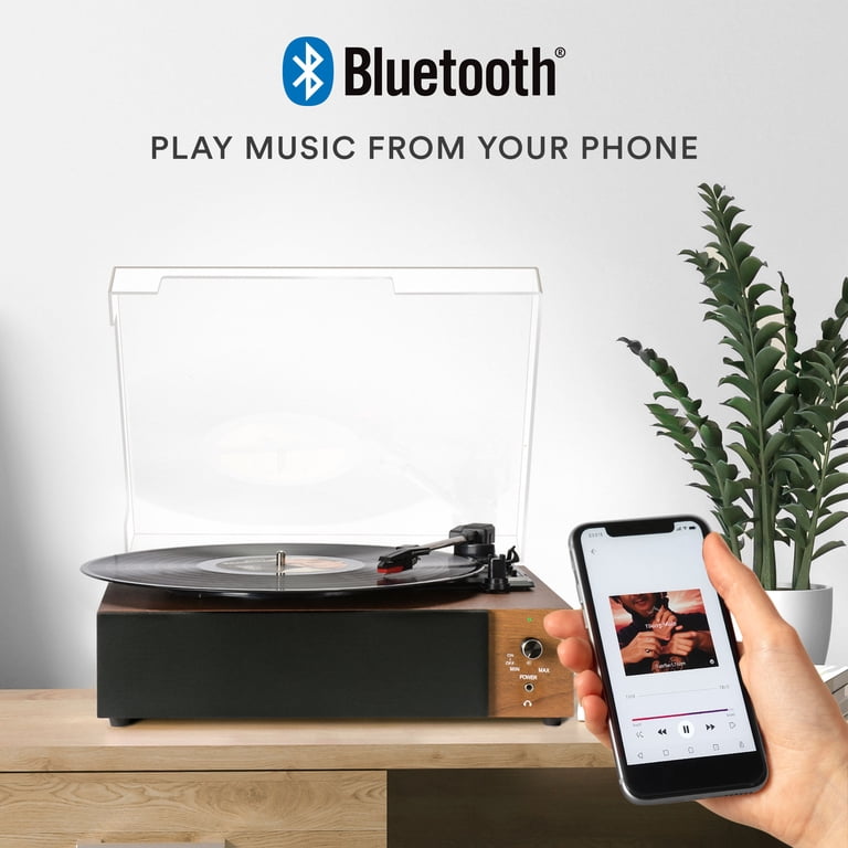 Core Innovations Bluetooth Turntable Wood Finish photo 3