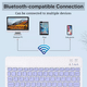thumbnail image 3 of Kit De Teclado Para Ratón Bluetooth Español+soporte Blanco, 3 of 3