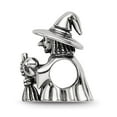 thumbnail image 2 of The Black Bow Antiqued Sterling Silver Witch Bead Charm, 2 of 7