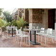 thumbnail image 3 of Omax Decor Cleo Arm Resin Patio Dining Chair in White - (Set of 2), 3 of 7