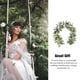 thumbnail image 3 of Bewildely Flores artificiales Vid Estilo nórdico Flor Rota Aspecto natural Rosa Hojas verdes Guirnalda Boda Navidad Decoración Bewildely HA084545-00, 3 of 6