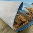 thumbnail image 5 of Ambesonne Landscape Place Mats Set of 4, New York City Skyline, Standard Size, Pale Blue Orange, 5 of 6