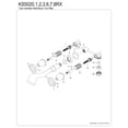 thumbnail image 6 of Kingston Brass KS5020RX Belknap Two-Handle Wall Mount Roman Tub Faucet, Matte Black, 6 of 7