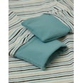 thumbnail image 3 of Hanes Pure Comfort Baby Long Sleeve Footless Sleep N' Play, Organic Cotton, Boys & Girls Blue/Beige Stripes 3MTH, 3 of 4