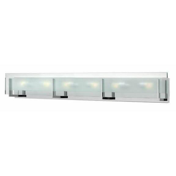 6 Light Bathroom Vanity in Modern Style 37.5 inches Wide By 5.75 inches High-Chrome Finish Bailey Street Home 81-Bel-1914610