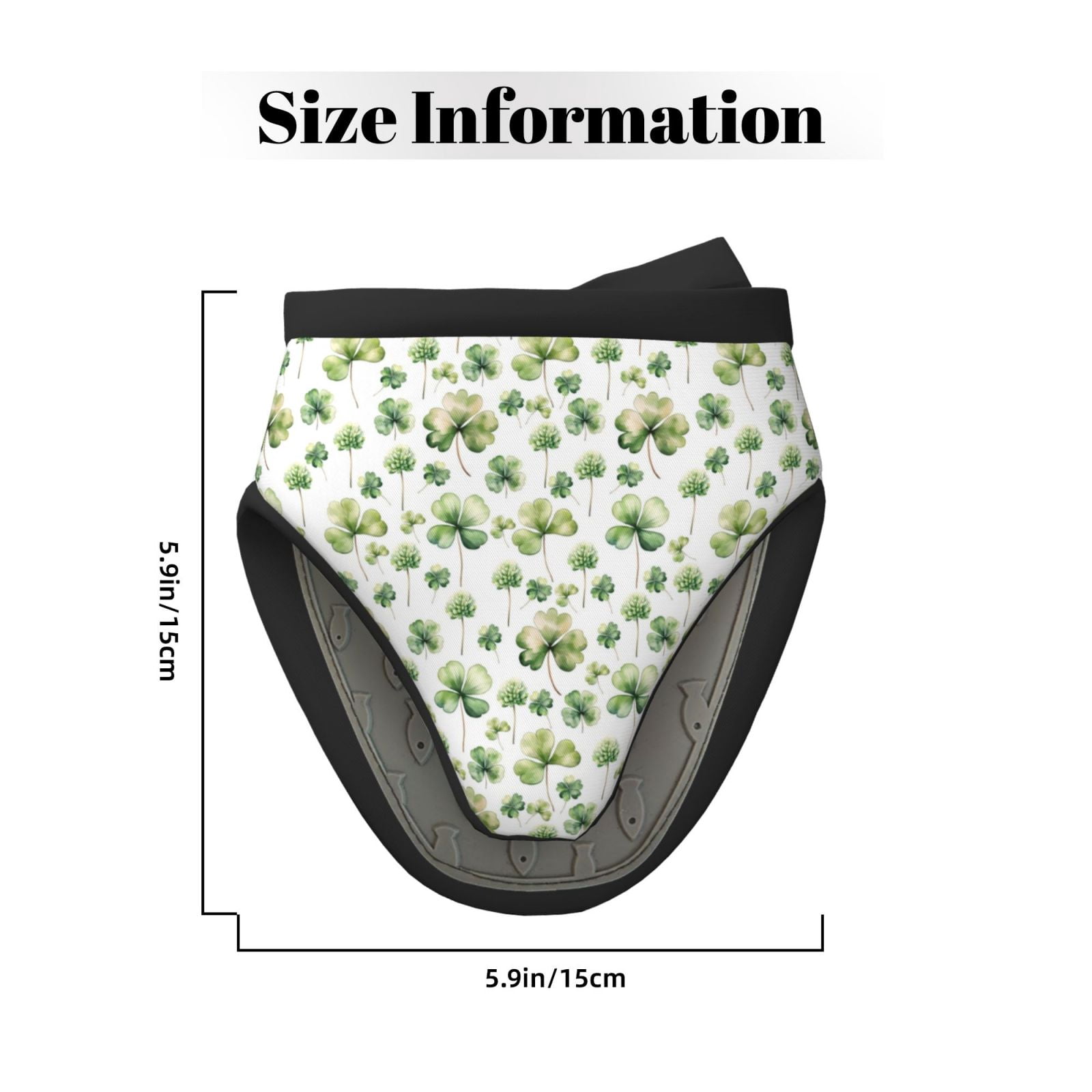 Vsdgher St Patrick's Day3 Non-Slip Mini Oven Mitt Set, Short Oven Mitts for Baking Grilling Barbecue Microwave, 5.9"x5.9"in