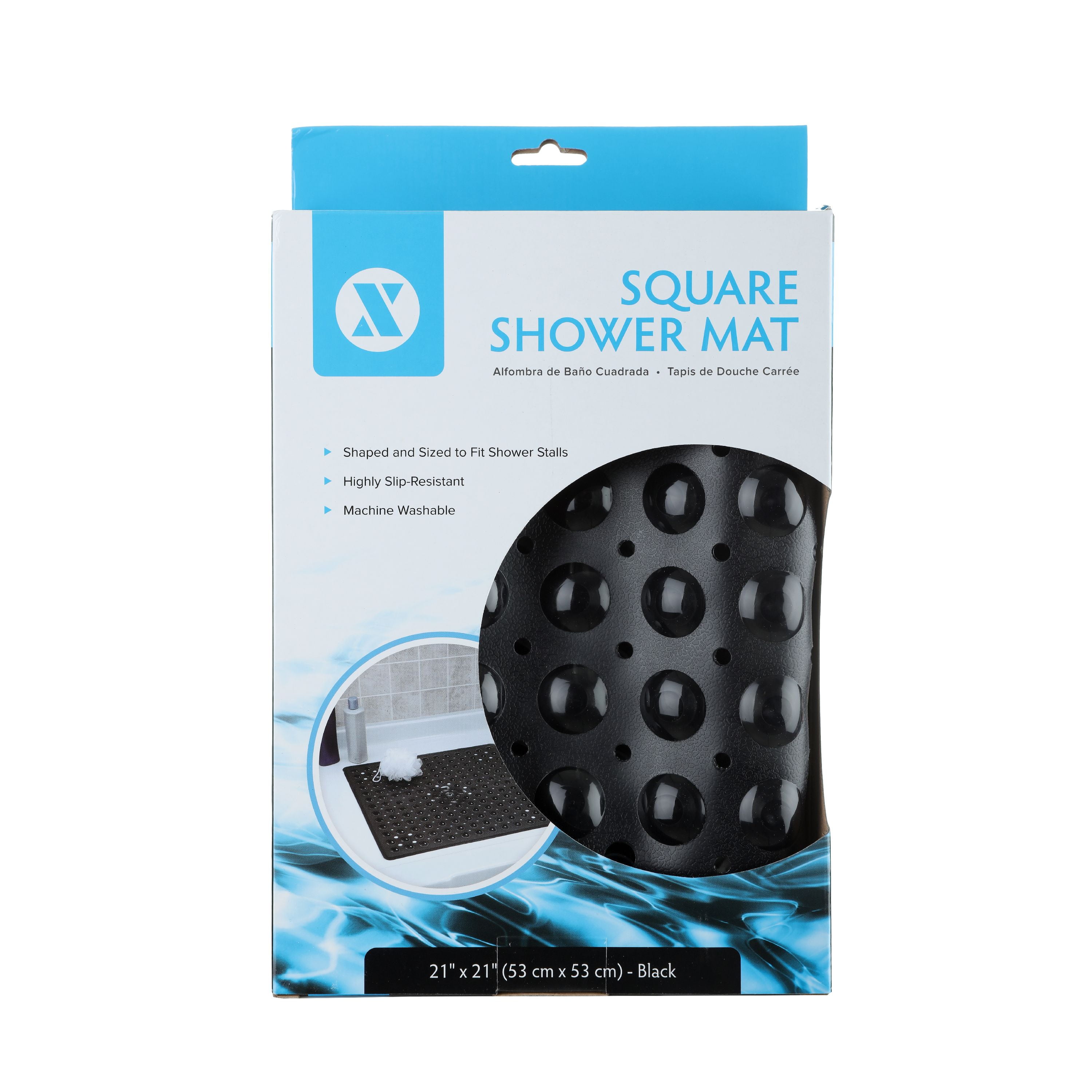 Slipx Solutions 21 X 21 Square Shower Stall Mat Walmart Com