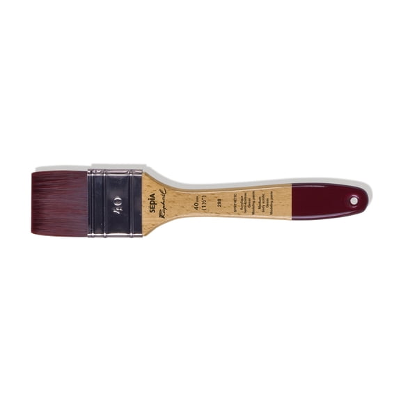 Raphael Sepia Flat Acrylic Brush, Size 40 (1-1/2")