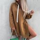 thumbnail image 2 of Sudadera Para Mujer Sudaderas Con Capucha de Moda Otoño Invierno Color Sólido Suéter de Manga Larga Abrigo Suelto Top Odeerbi  ODB184808, 2 of 9
