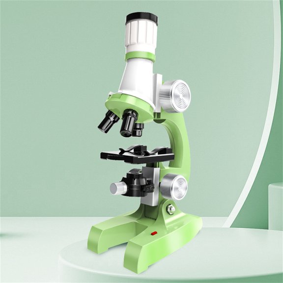 High-Definition 1200 Times Microscope Toy, Portable Small Kids Microscope, Children's Scientific Experiment Educational Toys, Easy to Use Kids Microscope Toy for Boys Girl Age 5-12