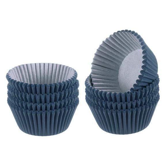 200 Count Cupcake Liners Dark Blue Cupcake Cups Standard Size Muffins Liners Papers Baking Cups Wrappers
