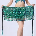 thumbnail image 4 of Abomasnow Womens Belly Dance Skirt Hip Scarf, Sweet Belly Dance Skirt Wrap Performance Bling Sequins Coins, Belly Dance Costume for Women, 4 of 8