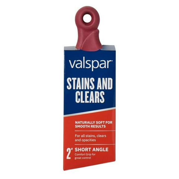 Valspar 2 In. All Stains  Short Angle Comfort Grip Brush 884289200