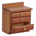 thumbnail image 2 of Mesitas De Noche Para Casa De Muñecas, Muebles De Madera Para Casa De Muñecas Sin Rebabas Para Entretenimiento, 2 of 7