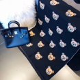 thumbnail image 4 of Parent-Child Dog Bear Animal Kids Scarves Korean Christmas Winter Classic Double-Sided Thick Cashmere Women Girls Wholesale, 4 of 4