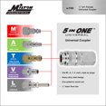thumbnail image 5 of Milton Industries MILS-743 0.25 in. FNPT Universal Coupler, 5 of 5
