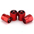 thumbnail image 1 of Hisport Hex 016 Rojo 4 Piezas Tapas universales para vástago de válvula de neumático de Coche Cubierta de Aire para Accesorios Mitsubishi, 1 of 5