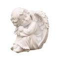 thumbnail image 3 of Guardoinrt Statue d'Ange Décorative Sculpture Sculptée à la Main pour Patio Figurine d'Ange Priant Statue Moderne Style B, 3 of 6