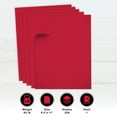 thumbnail image 6 of PrintWorks Bright Red Colored Cardstock 8.5” x 11” - 65 lb/176 gsm - 1250 Sheets - Made in the USA - FSC® Certified - Acid-Free & Fade-Resistant - Printer & Cut Machine Compatible (00117), 6 of 9