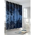 thumbnail image 3 of Fsddascl Forest Botanical Shower Curtain Set - 66" x 72" Washable Bathtub Curtain with 12 Hooks, Night Retro Pastoral Waterproof Fabric Stall Shower Curtains for Bathroom/Bathtub Décor, 3 of 6