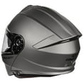 thumbnail image 3 of Castle CX935 Solid Modular Motorcycle Helmet Matte Titanium XXL, 3 of 3