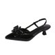 thumbnail image 1 of Correas de Tacón para Tacones Altos Bombas de Cuero Patentado con Correa Ajustable Y Tacón Esculpido de 5 cm para Oficina, Bodas O Noches de Fecha Tacones Cojines para Tacones Altos, 1 of 9