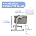 thumbnail image 2 of Chicco Next2Me Magic Evo Colecho Taupé Con Ruedas Balancín gris Grande, 2 of 7