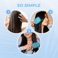 thumbnail image 3 of FHI Heat Unbrush Mini cepillo desenredador para un cepillado sin dolor en todo tipo de cabello húmedo o seco, cerdas Duoflex duraderas, cerdas Duoflex antiestáticas, mango ligero, 3 of 10