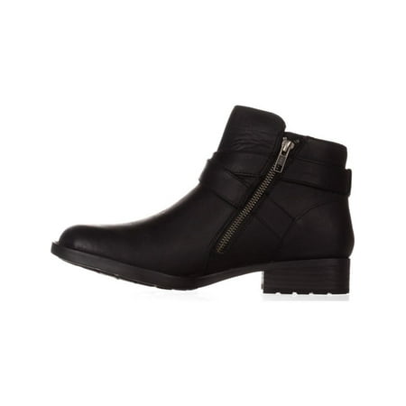 Born Chaval Flat Casual Ankle Boots, Black Leather | Walmart Canada