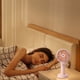 thumbnail image 4 of Ventilador Nebulizador Portátil de Mano, Recargable con Luz Nocturna, con Pulverizador de Agua a Pilas, Ideal para Viajes, Actividades Al Aire Libre, Senderismo y Acampada., 4 of 5