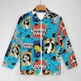 thumbnail image 3 of Animated Looney Tunes Fashion Jacket Mens Windbreaker Coat Lightweight Zipper Clothes Streetwear Bomber Outerwear Jackets, 3 of 7