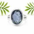 thumbnail image 6 of SATYAVIE JEWELLERY 925 Sterling Silver Ring For Women Iolite Gemstone Ring Sterling Silver Dainty Ring Dark Purple Gemstone Ring Size US 9.5, 6 of 7