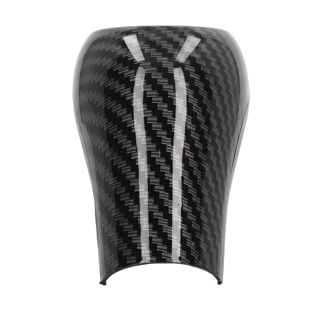 Cubierta de la perilla de la palanca de cambios, pegatina de cabeza de palanca de cambios estilo fibra de carbono, reemplazo para Mercedes‑Benz Clase A Clase C