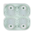 thumbnail image 4 of Penguin Shaped Ice Cube Trays 3D Ice Cube ，Easy To Release For Brandy Coffee And Juice Beverages/ Penguin Silicone Ice Tray Green, 4 of 9