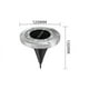 thumbnail image 3 of Juego de 2 focos solares empotrables negros, 16 LED, luces solares para jardín exterior, IP65, resistentes al agua, luz blanca fría para iluminación de caminos, patios, terrazas e iluminación subterrá, 3 of 5