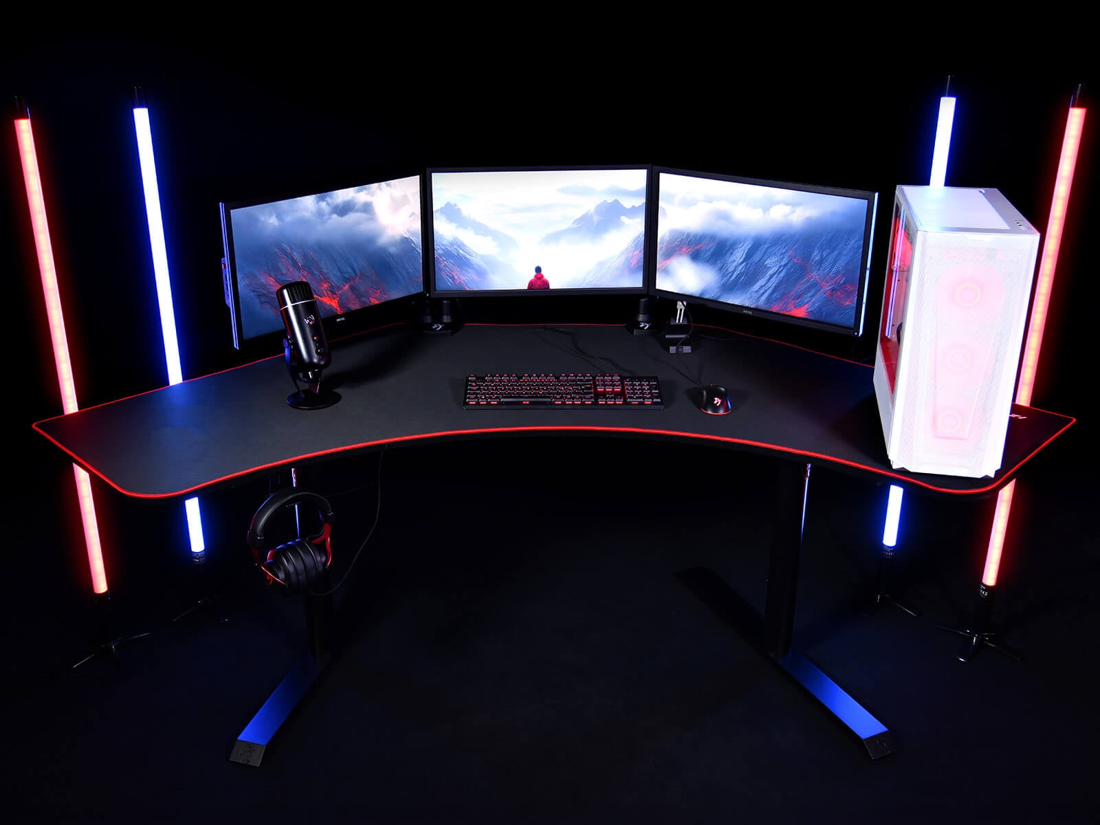 Arena Angelo Gaming Desk - Black