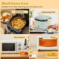 thumbnail image 3 of Air Fryer Disposable Paper Liner, 100 Pcs Square Non-Stick Insert Parchment Paper Liners Air Fryer Oil-proof, Water-proof, Food Grade Parchment Paper for Airfryer Basket, Microwave, Oven, Dryer US, 3 of 6