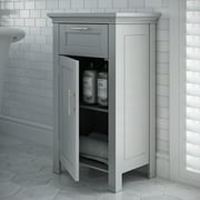 RiverRidge Somerset Single Door Floor Cabinet with Drawer, Gray
