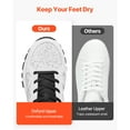 thumbnail image 3 of KFFKFF Athletic Footwear, Size 12 US, Broad Front Space Sneakers with Insole Cushioning & Customizable Shoelaces, Ideal for Jogging, Gym Workouts, Pet Strolling, and Weight Training (White), 3 of 9