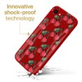 thumbnail image 3 of Case Yard iPhone-SE Case Clear Soft & Flexible TPU Ultra Low Profile Slim Fit Thin Shockproof Transparent Bumper Protective Cover Drop Protective Cell Phone Cases (Cherries), 3 of 8